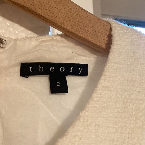 WHITE THEORY DRESS - Picture 3 of 3